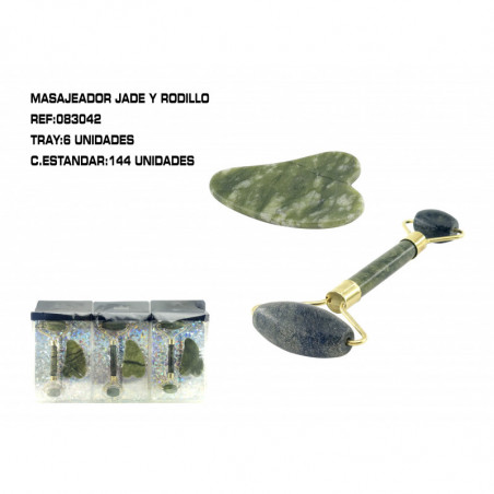 SET 2 PIEDRAS MASAJE FACIAL 6/U