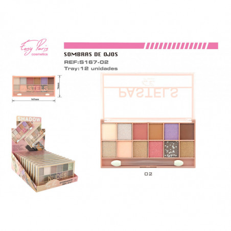 SOMBRA DE OJOS PASTELS 12/U
