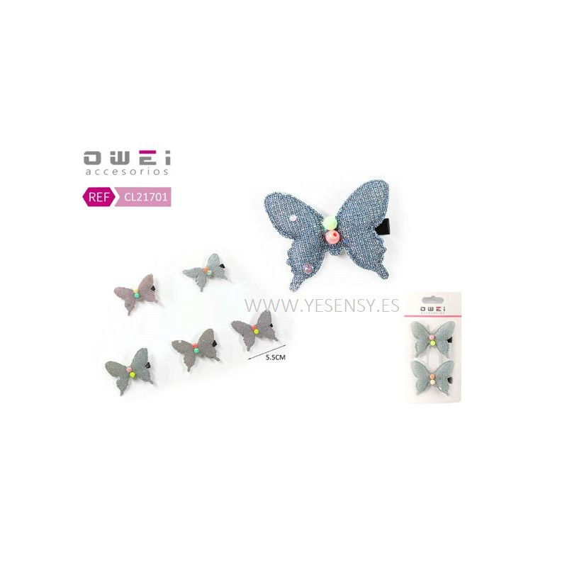 PINZA DE PELO. 12/U CL21701 OW