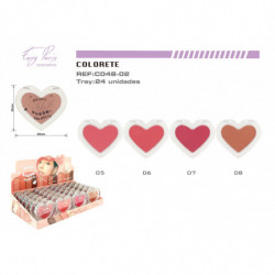 COLORETE HEART BLUSH 24/U