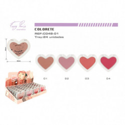 COLORETE HEART BLUSH 24/U