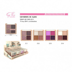 SOMBRA DE OJOS 4 COLORES 24/U