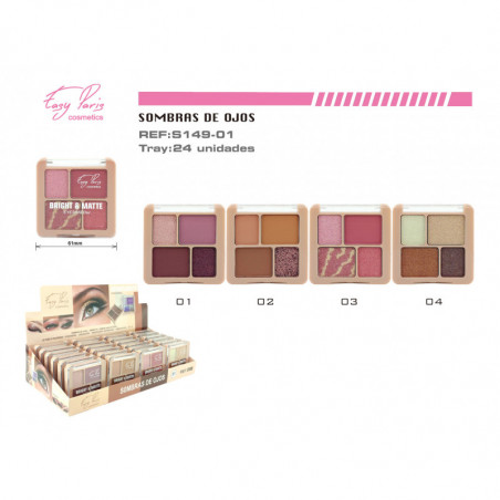 SOMBRA DE OJOS BRIGHT MATTE 24/U