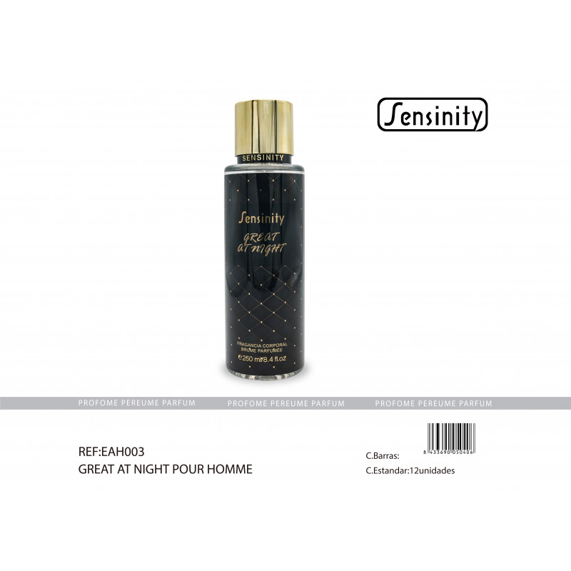 GREAT AT NIGHT CORPORAL 250ML SENSINITY