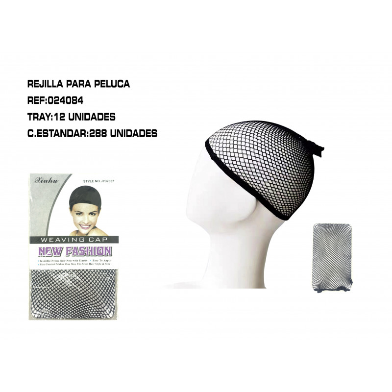 REDECILLA NEGRA CUBRE CABELLO 12/U