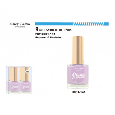 LACA DE UÑAS 9 DIAS 6/U 144/U