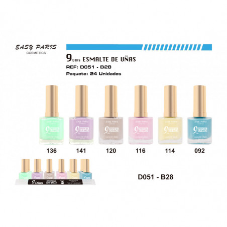 LACA DE UÑAS 9 DIAS 24/U