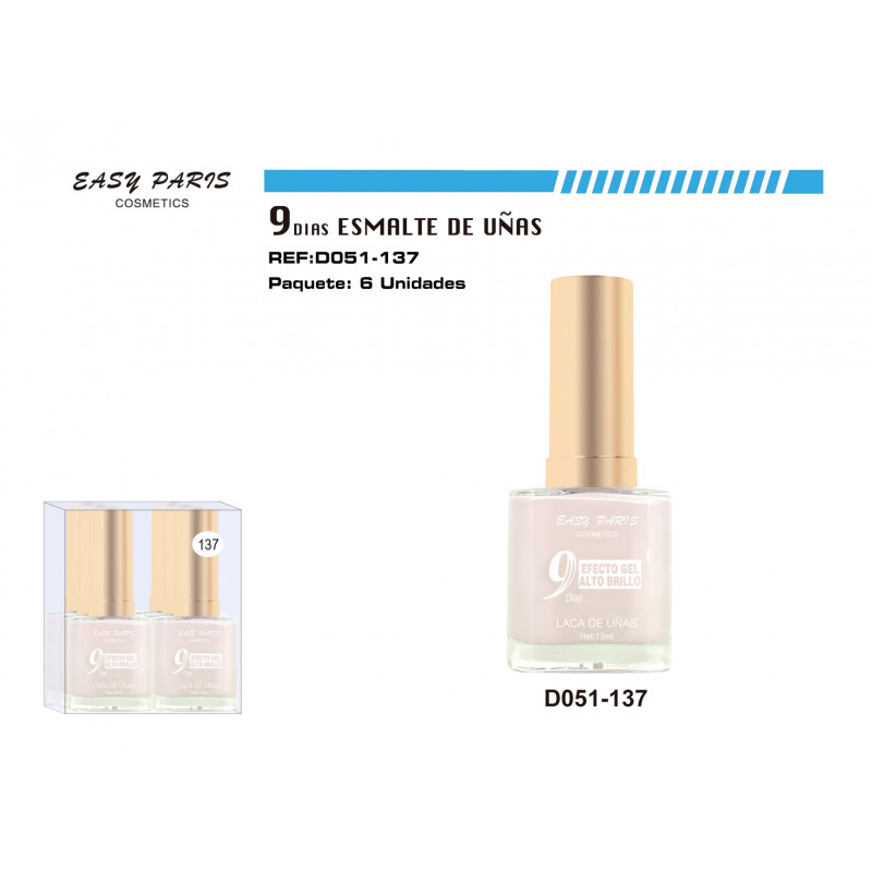 LACA DE UÑAS 9 DIAS 6/U