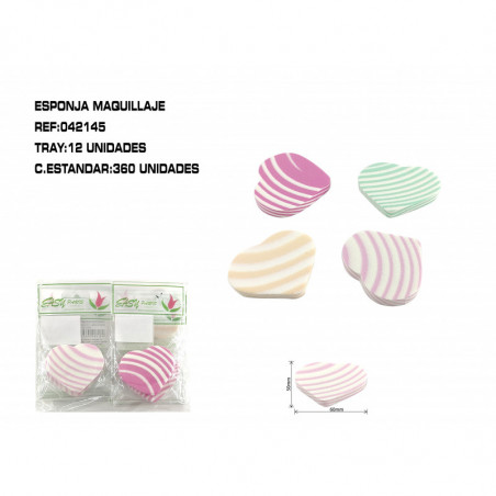 ESPONJ.MAQ. LATEX NATURAL 12/U