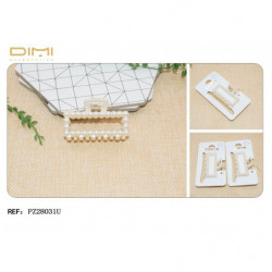PINZA DE PELO 6CM 12/U...