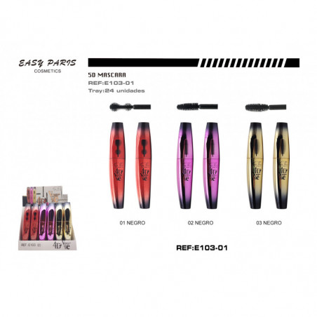 MASCARAS PESTAÑAS NEG.VOLUME 3FORM 24/U