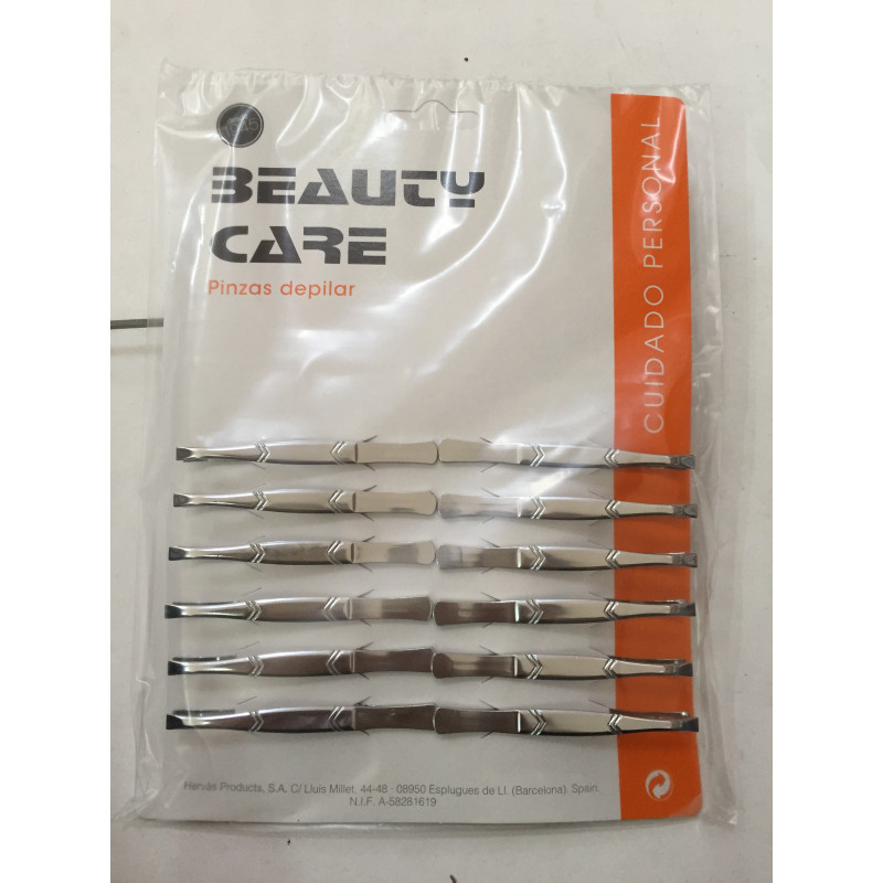 PINZA DEPILAR CROMADA 8CM 12/U C403-100