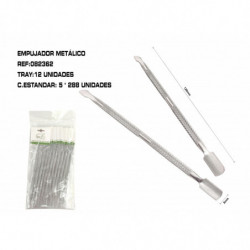EMPUJADOR CUTICULAS METAL 12/U