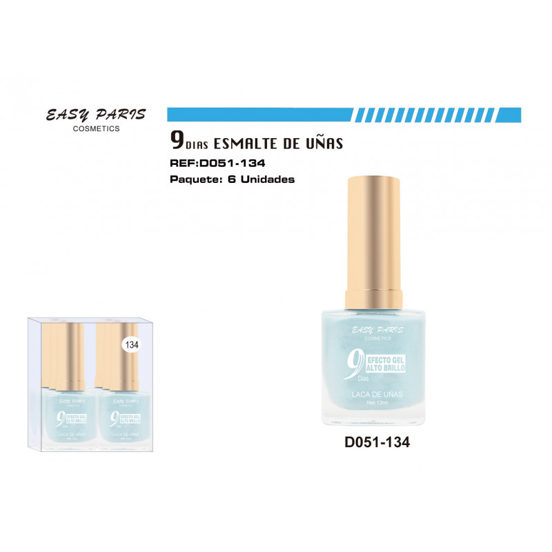LACA DE UÑAS 9 DIAS 6/U