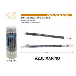 LAPIZ DE OJOS AZUL MARINO 24/U