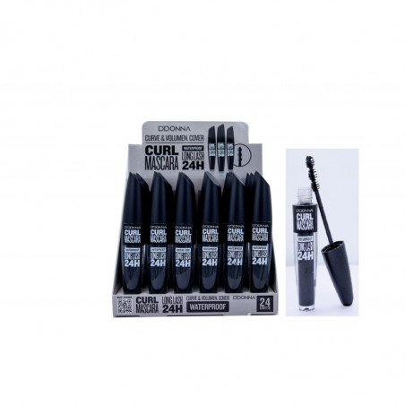MASCARA WATERPROOF CURL 24/U 11339A DD