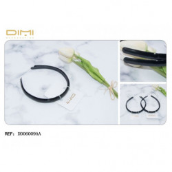 2 DIADEMAS NGR 1.2CM 12/U...