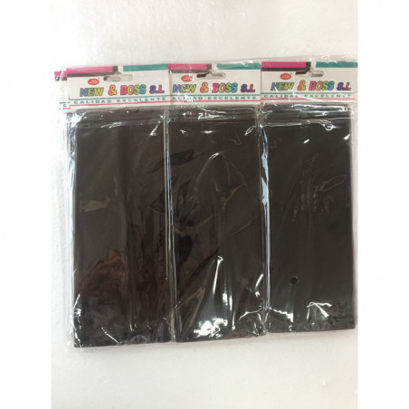 CINTA DE PELO NGR 8CM 12/U N.B
