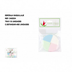 ESPONJA MAQUILLAJE 12/U