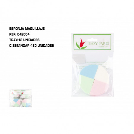 ESPONJA MAQUILLAJE 12/U