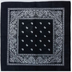 PANUELO 55x55 NEG.12/U NB