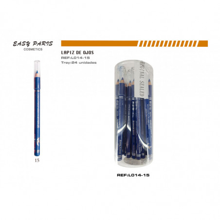 LAPIZ CORTO DE MADERA AZUL ZAFIRO