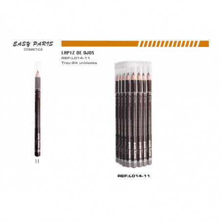 LAPIZ CORTO DE MADERA MARRON TABACO 24/U