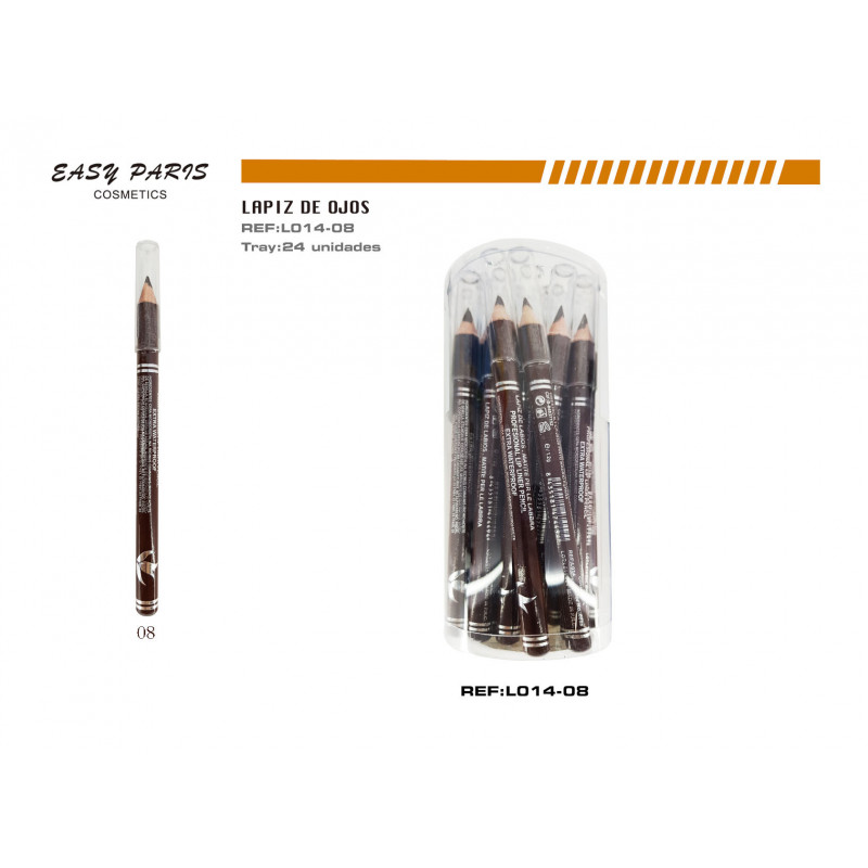 LAPIZ CORTO MADERA MARRON OSC.24/U