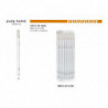 LAPIZ CORTO  BLANC MATE 24/U