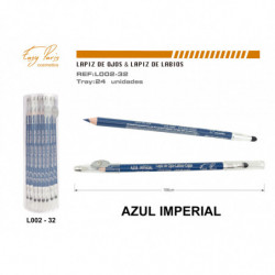 LAPIZ DE OJOS AZUL IMPERIAL...