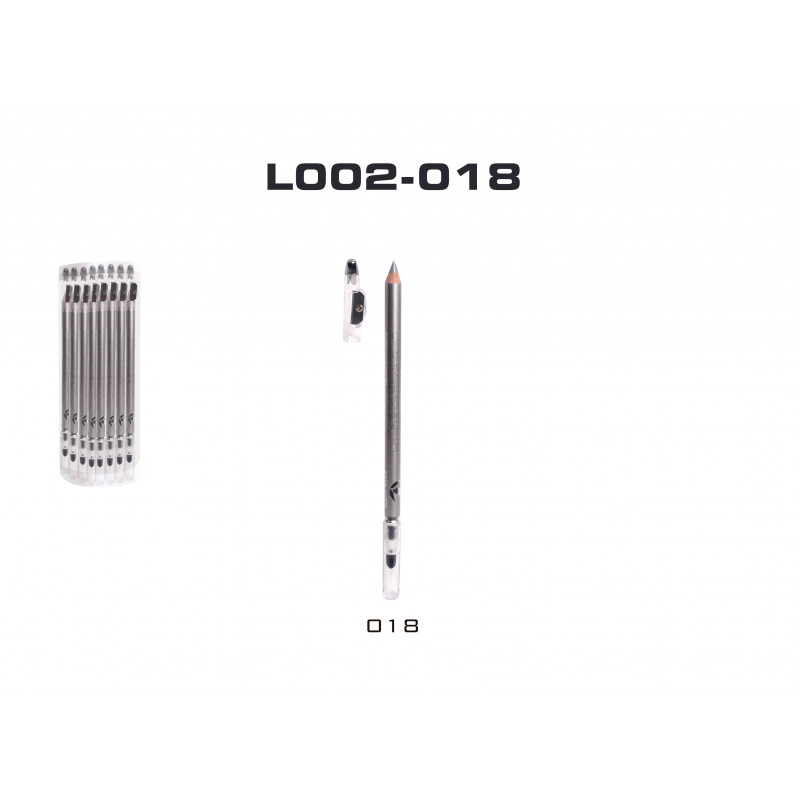 LAPIZ DE OJOS GRIS PLATA 24/U