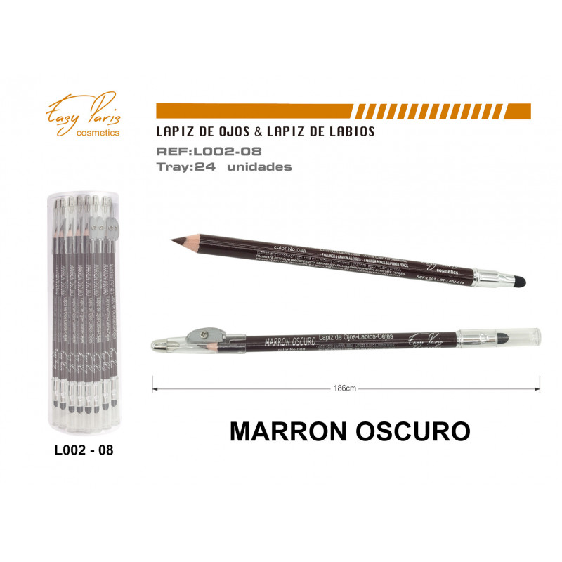 LAPIZ DE LABIOS/CEJAS MARRON OSC.24/U