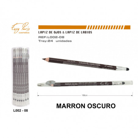 LAPIZ DE LABIOS/CEJAS MARRON OSC.24/U