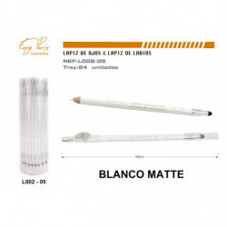 LAPIZ DE OJOS BLANCO MATE 24/U