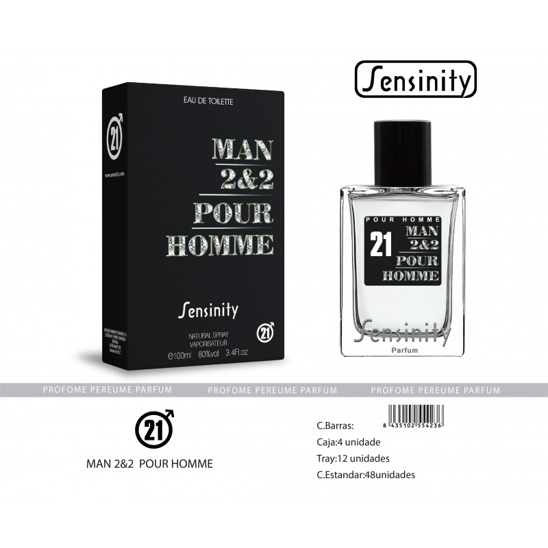 MAN 2&2 POUR HOMME SENSINITY