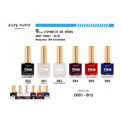 LACA DE UÑAS 9 DIAS MATTE 24/U