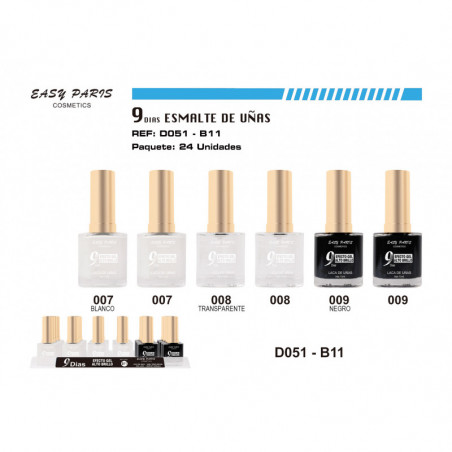 LACA DE UÑAS 9 DIAS 24/U