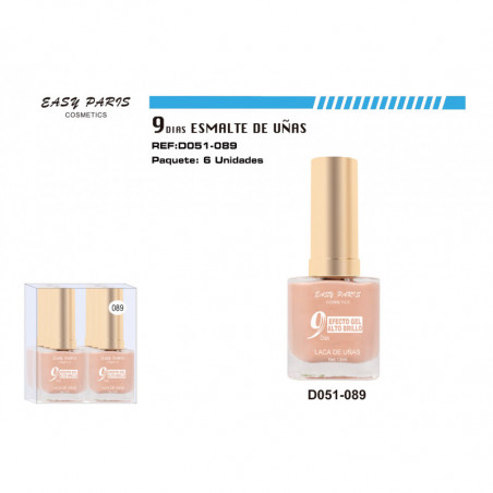 LACA DE UÑAS 9 DIAS 6/U 144/U