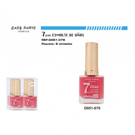 LACA DE UÑAS 7 DIAS 6/U