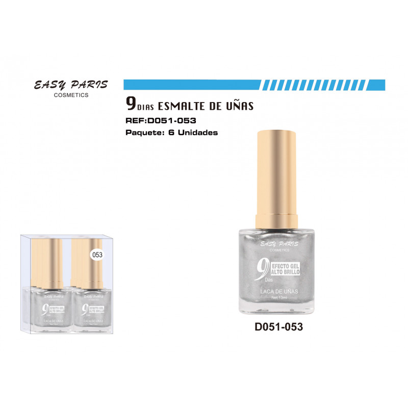 LACA DE UÑAS 9 DIAS 6/U