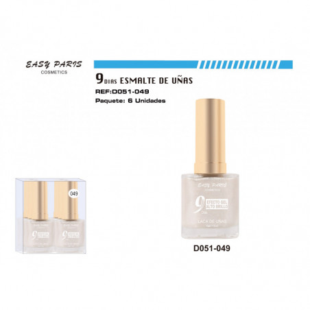 LACA DE UÑAS 9 DIAS 6/U
