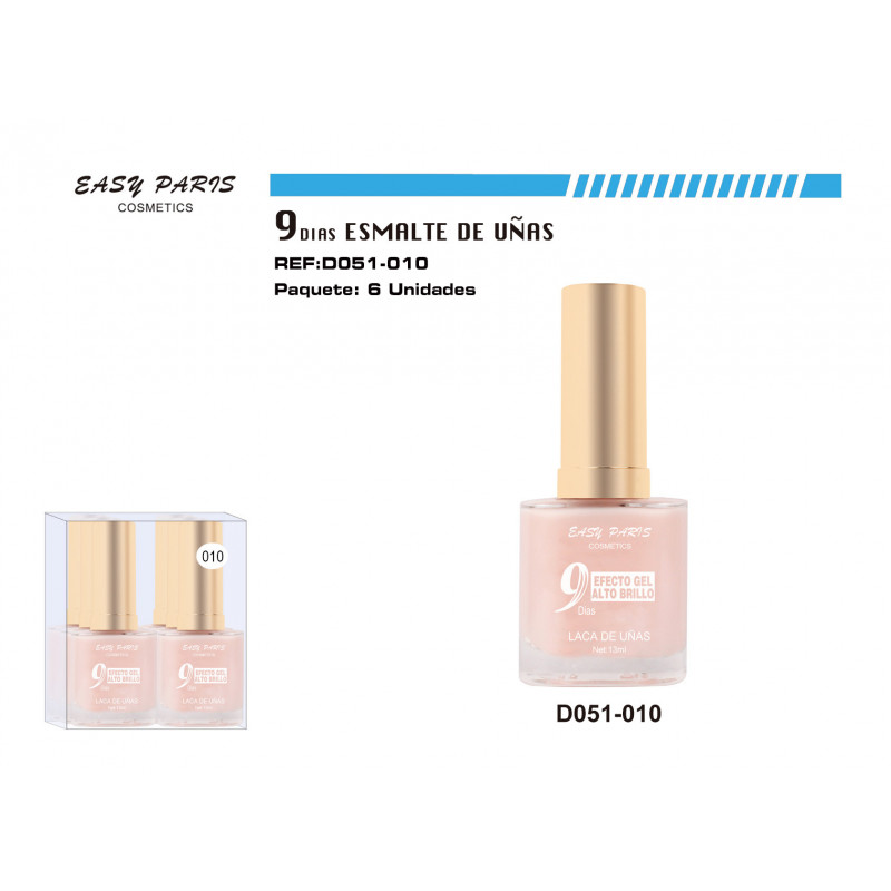 LACA DE UÑAS 9 DIAS 6/U