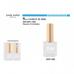 LACA DE UÑAS 9DIAS INCOLOR 6/U