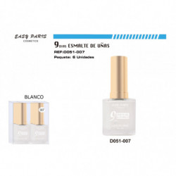 LACA DE UÑAS 9 DIAS BLANCO 6/U