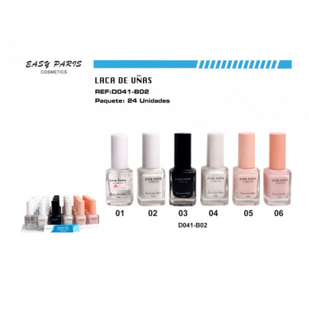 LACA DE UÑAS EASY PARIS 24/U
