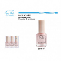 LACA DE UÑAS ROSA PERLA  6/U