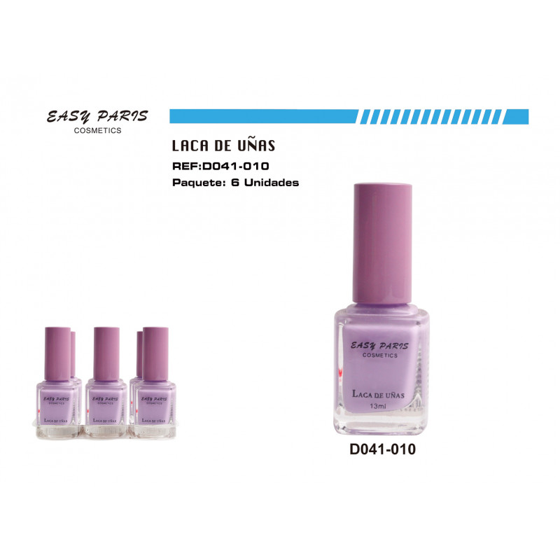 LACA DE UÑAS LAVANDA 6/U