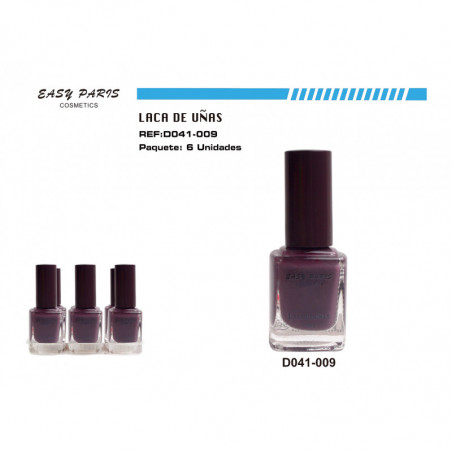 LACA DE UÑAS BERENJENA OSCURO 6/U