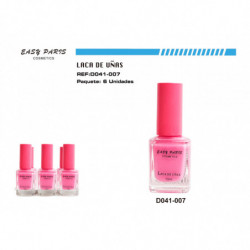 LACA DE UÑAS ROSA CHICLE 6/U