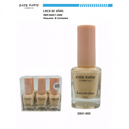 LACA DE UÑAS ROSA SUAVE  6/U
